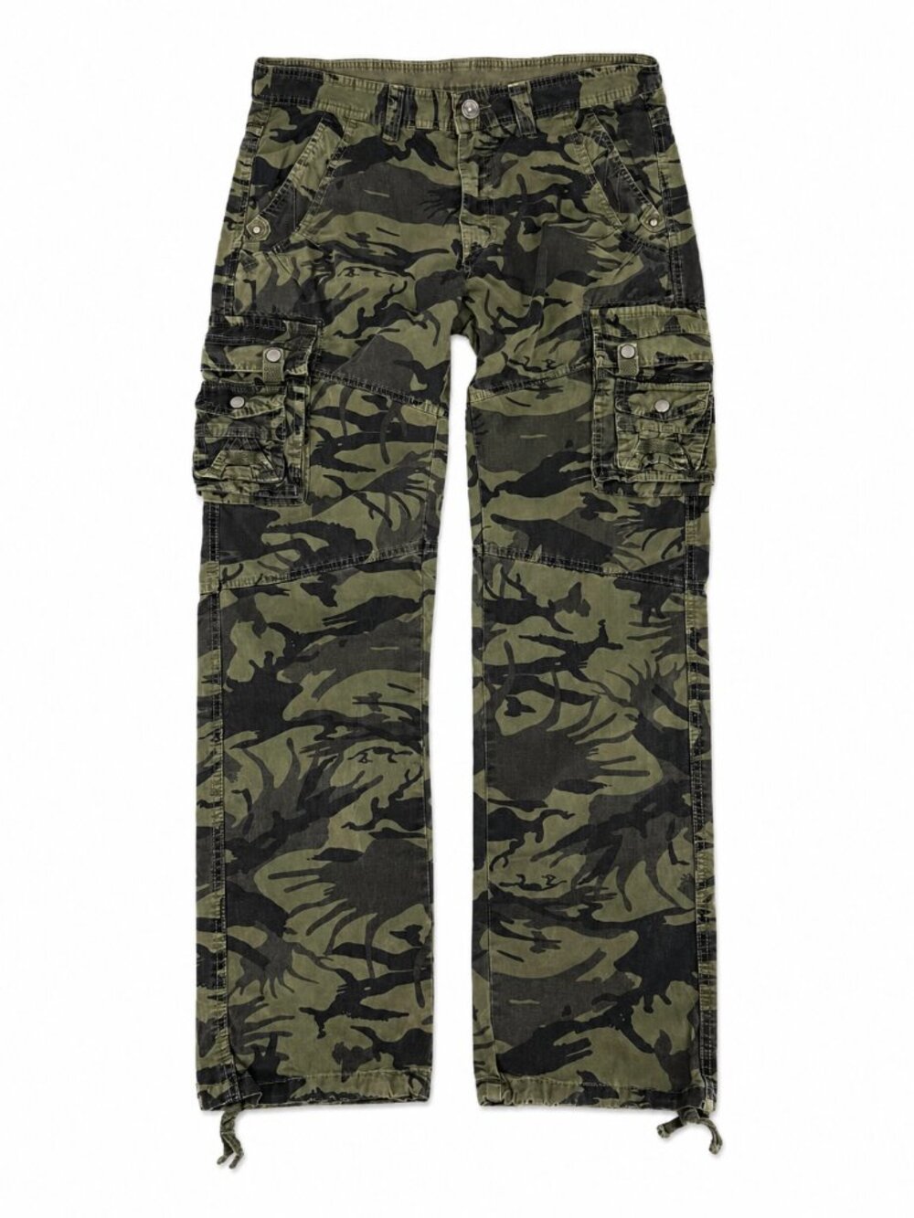 Junye Jeans Y2K Camo Cargo Pants Men’s 32